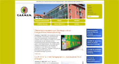 Desktop Screenshot of carmen-ev.de